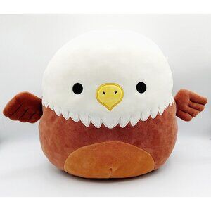 Squishmallows Edward the Bald Eagle Plush 12” Yukon Striker Series 1 Check In